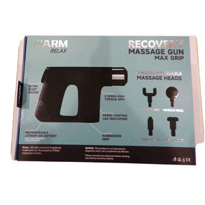 Recovery Massage Gun Max Grip Warm Relax 5 Speed